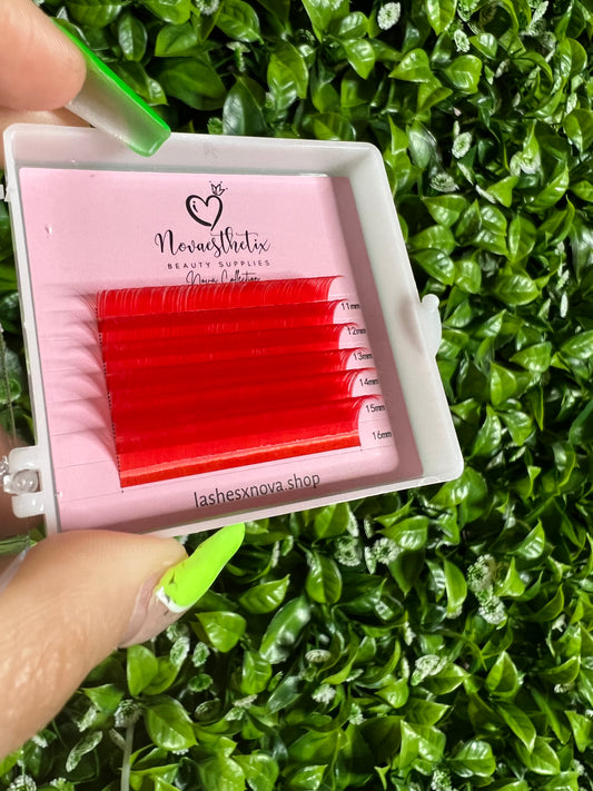 Colored Lash Extensions